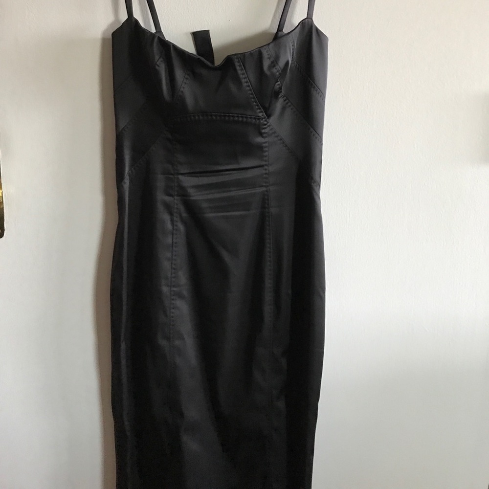 Hugo Boss Black Label corset cocktail dress…